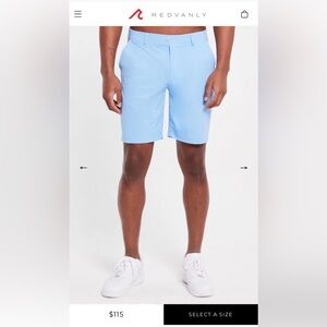 Redvanly Sky Blue Men's Board Shorts